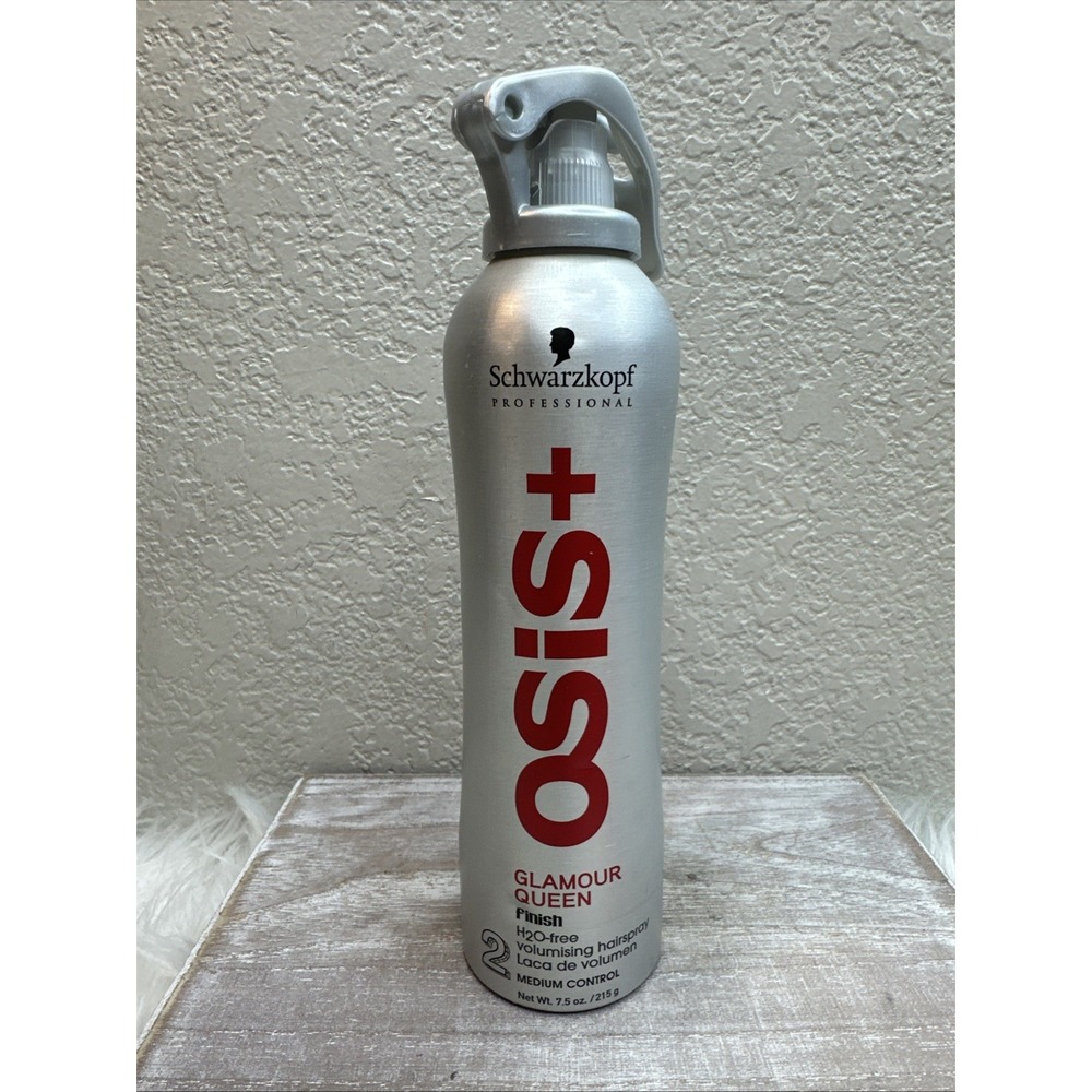 $34 🌙 Schwarzkopf Osis Glamour Queen Finish 2 H20 Free Volumizing spray NEW